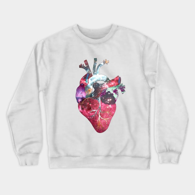 Superstar Heart Crewneck Sweatshirt by BiancaGreen